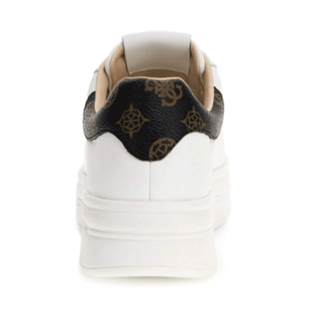Sneakers Donna GUESS Colore White - Brown Linea Winnie