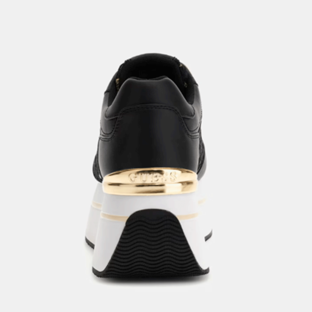 Scarpe Donna GUESS Sneakers Linea Camrio Colore Nero con Inserti in Pizzo