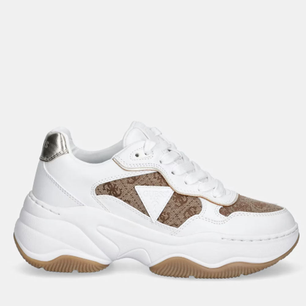 Sneakers Donna GUESS Colore Beige - Brown Linea Hapyy