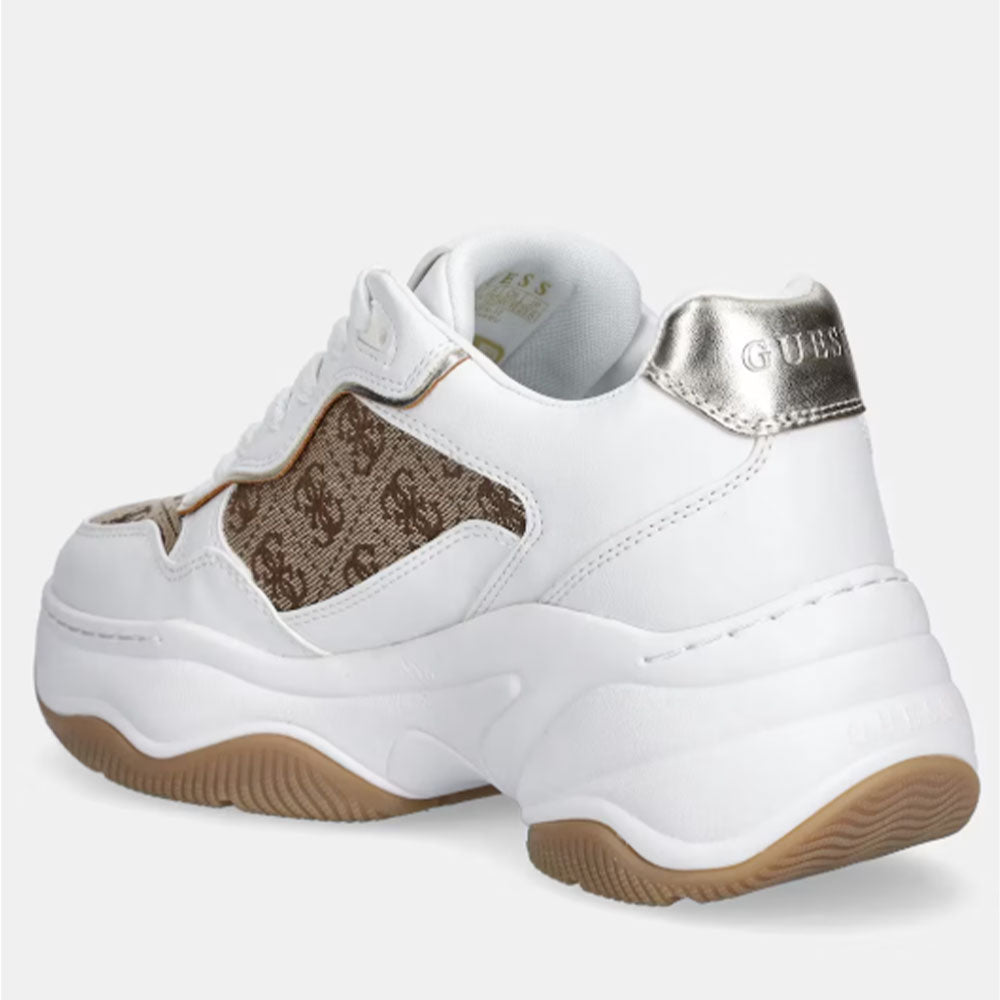 Sneakers Donna GUESS Colore Beige - Brown Linea Hapyy