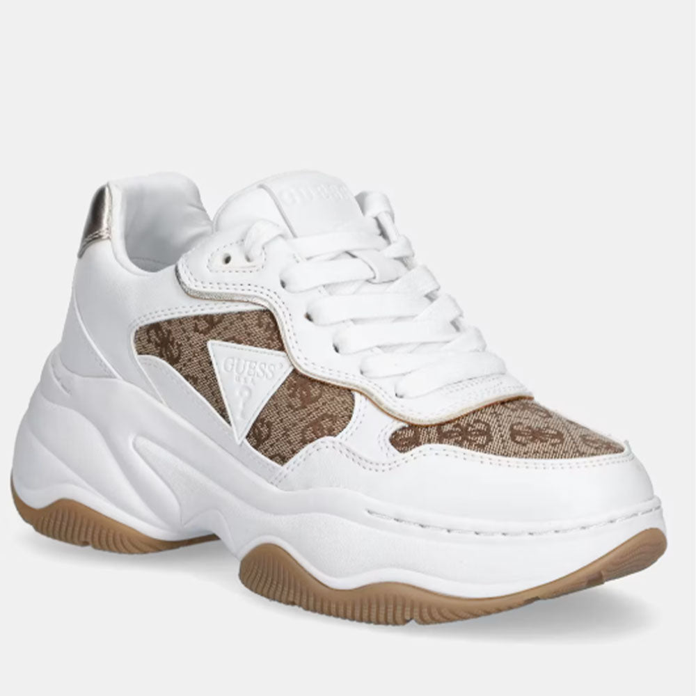 Sneakers Donna GUESS Colore Beige - Brown Linea Hapyy
