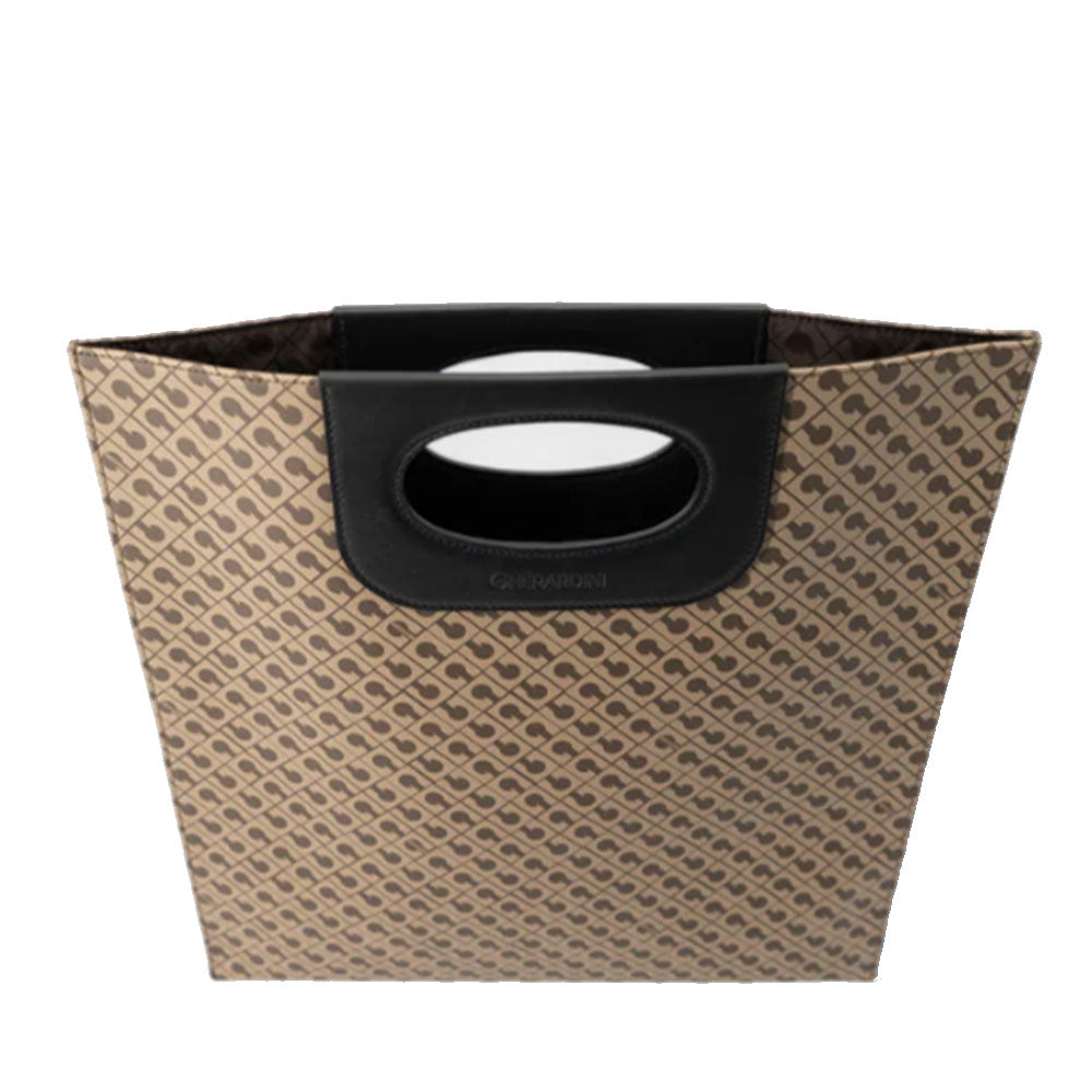 Borsa Donna Piatta a Mano GHERARDINI in Tessuto Softy Colore Toffee