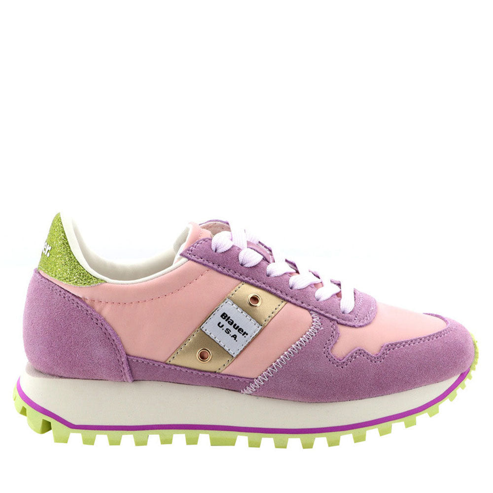 Scarpe Donna BLAUER Sneakers Millen 01 Colore Mauve Cuoieriashop