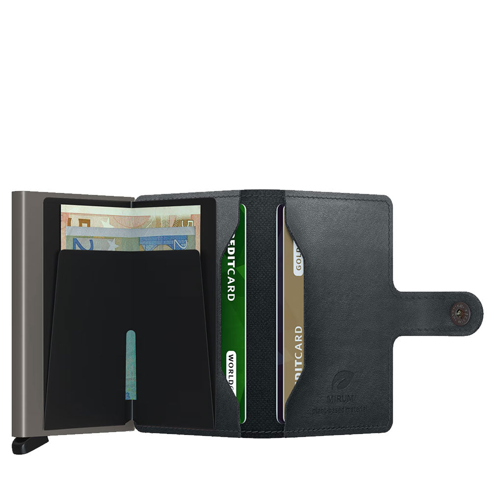 SECRID Miniwallet Mirum Linie
Schwarzem Kartenetui mit Clip mit RFID