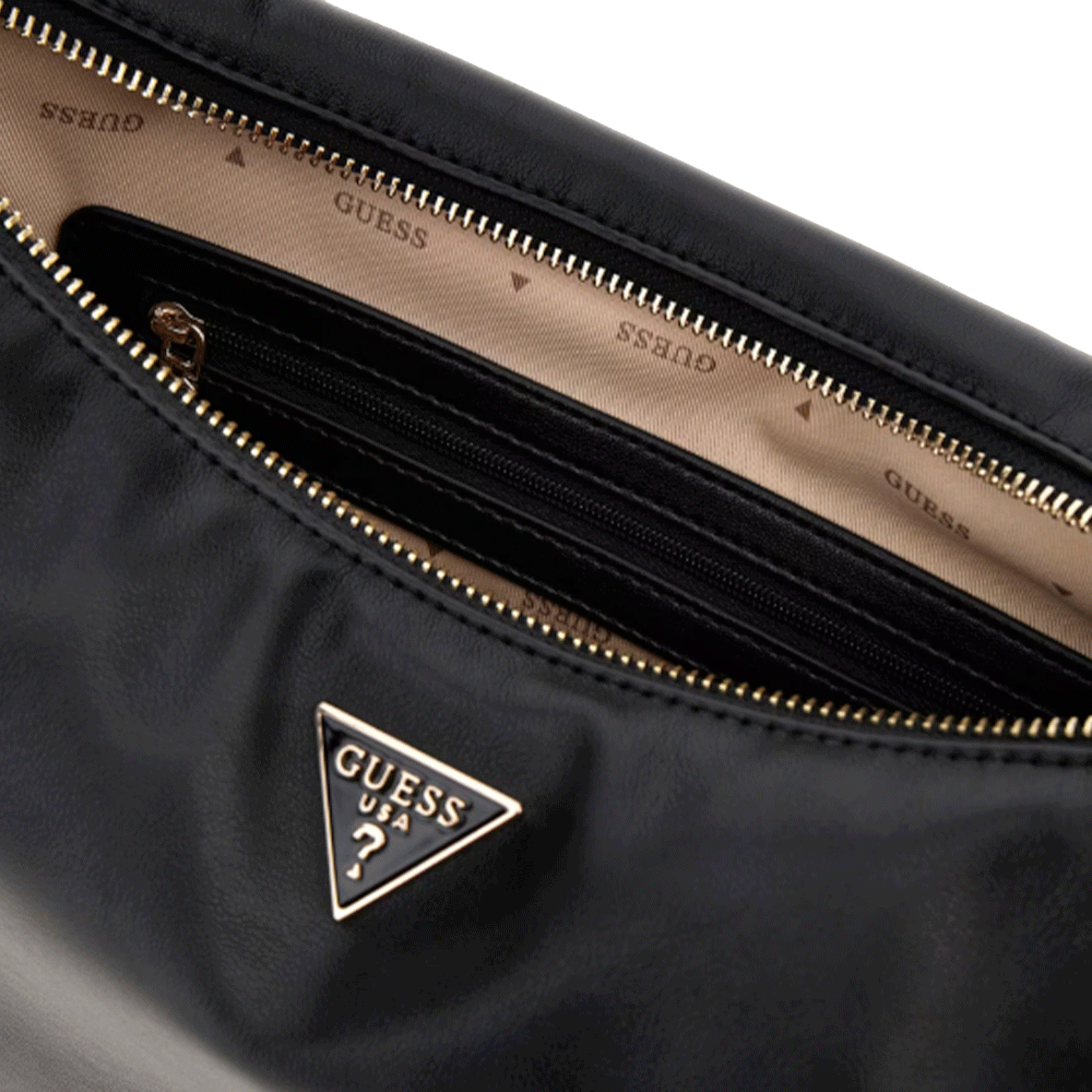 Borsa Donna Hobo a Spalla GUESS Linea Sunetra colore Nero