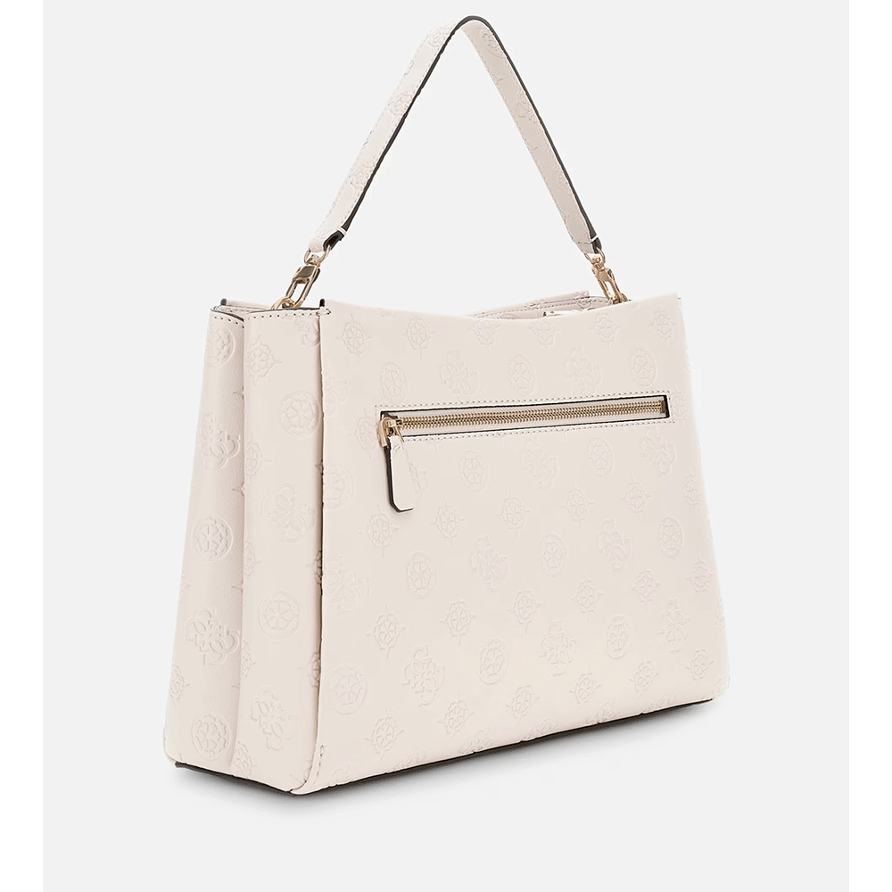 Borsa Donna a Mano GUESS Linea Tisha colore Stone