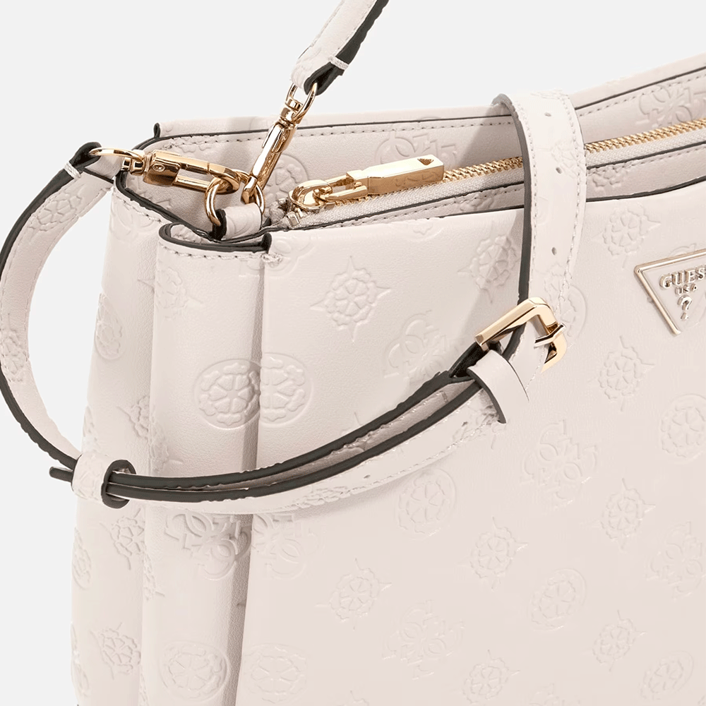 Borsa Donna a Mano GUESS Linea Tisha colore Stone