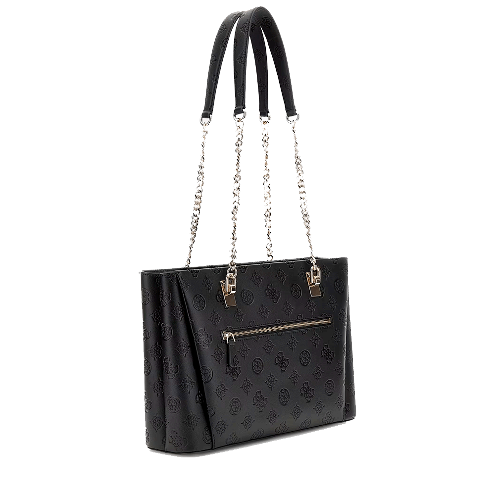 Borsa Donna Shopper a Spalla GUESS Linea Tisha colore Nero