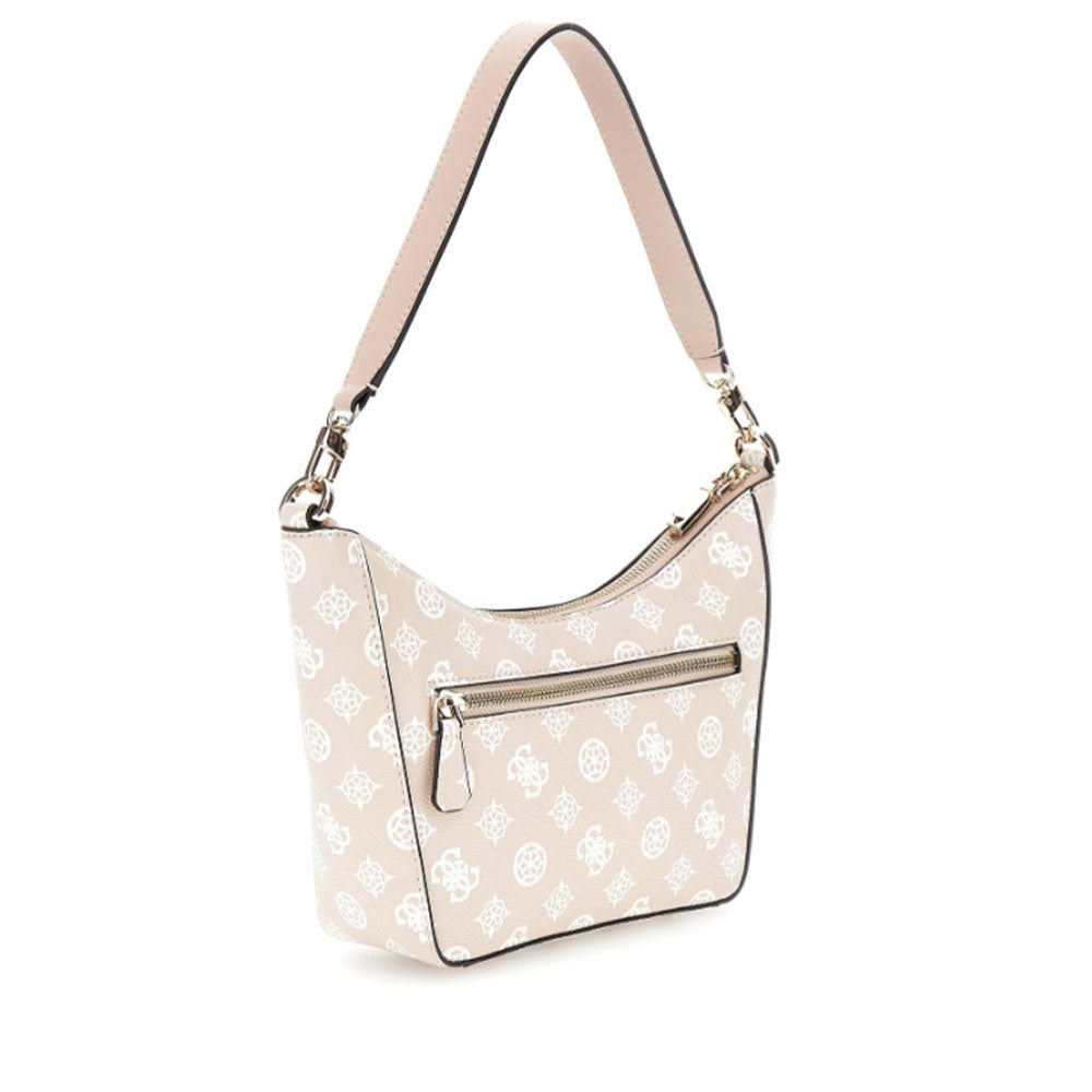 Borsa Donna Hobo a Spalla GUESS Linea Dorys Colore Sand Logo