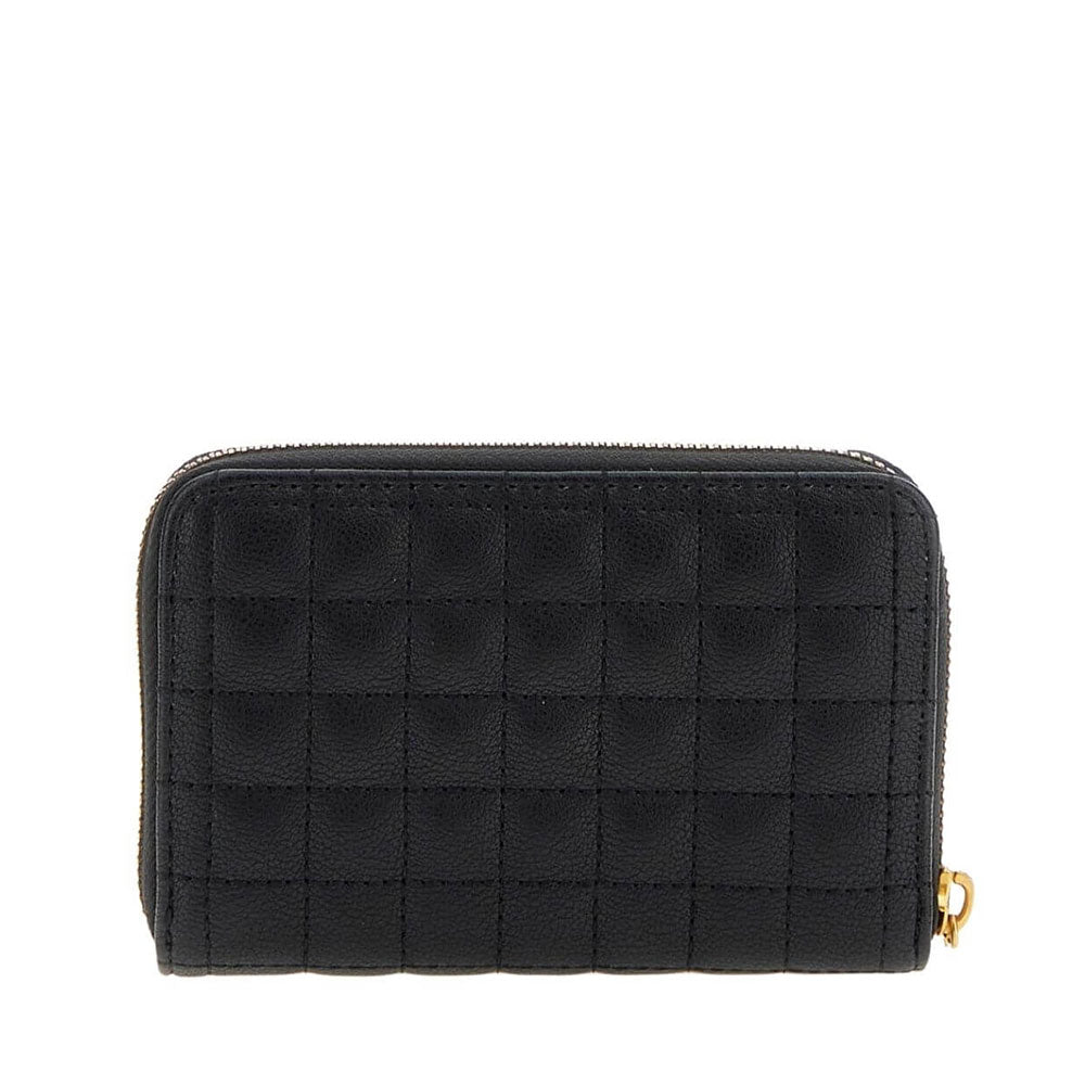 Portafoglio Donna GUESS Chiuso con Zip Linea Tia Colore Nero Misura Media