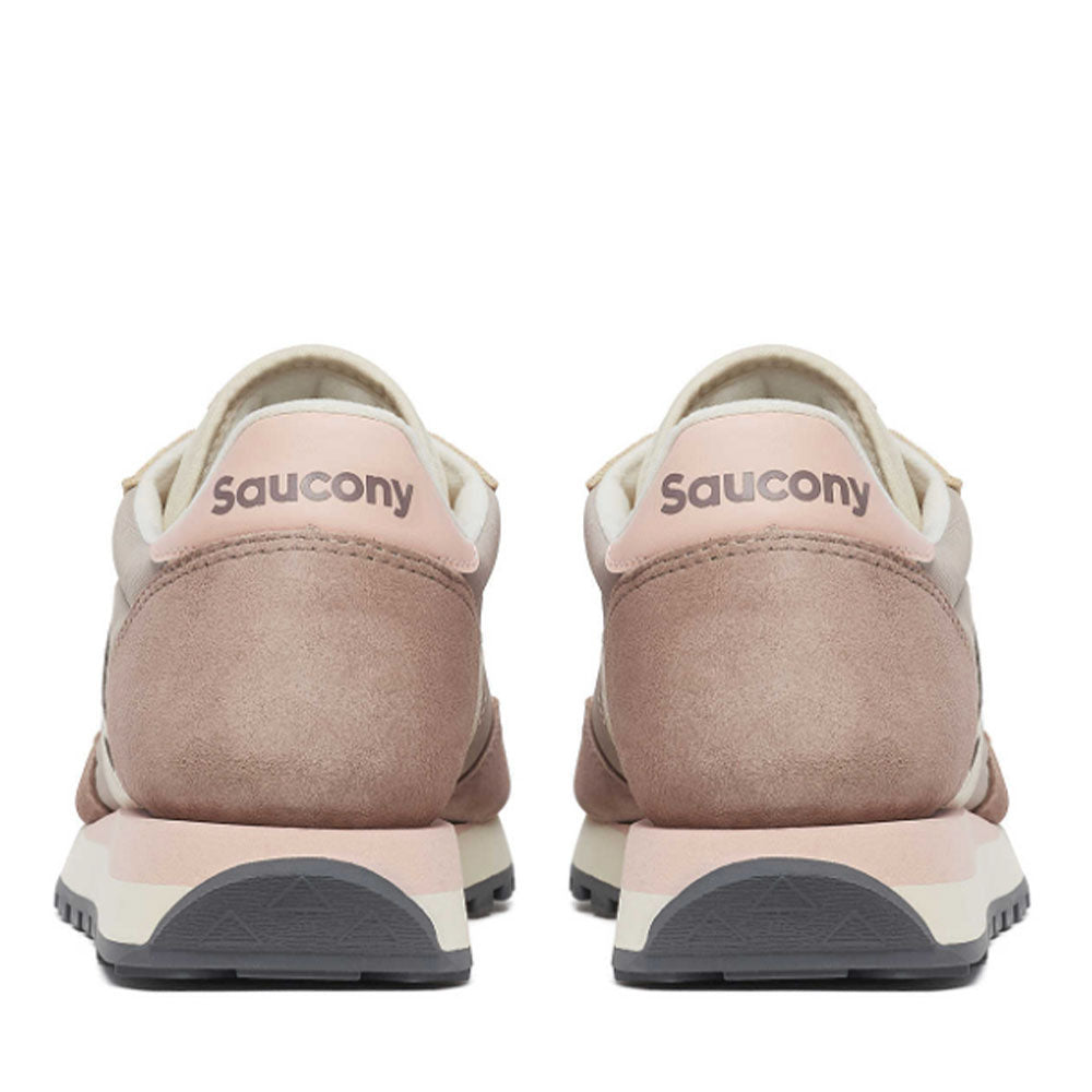 Saucony Damenschuhe Original Jazz Sneakers Tan - Pink
