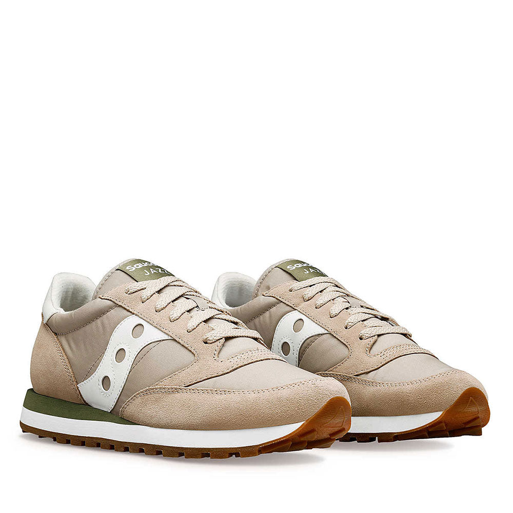 Scarpe Unisex Saucony Sneakers Jazz Original Khaki - Off White