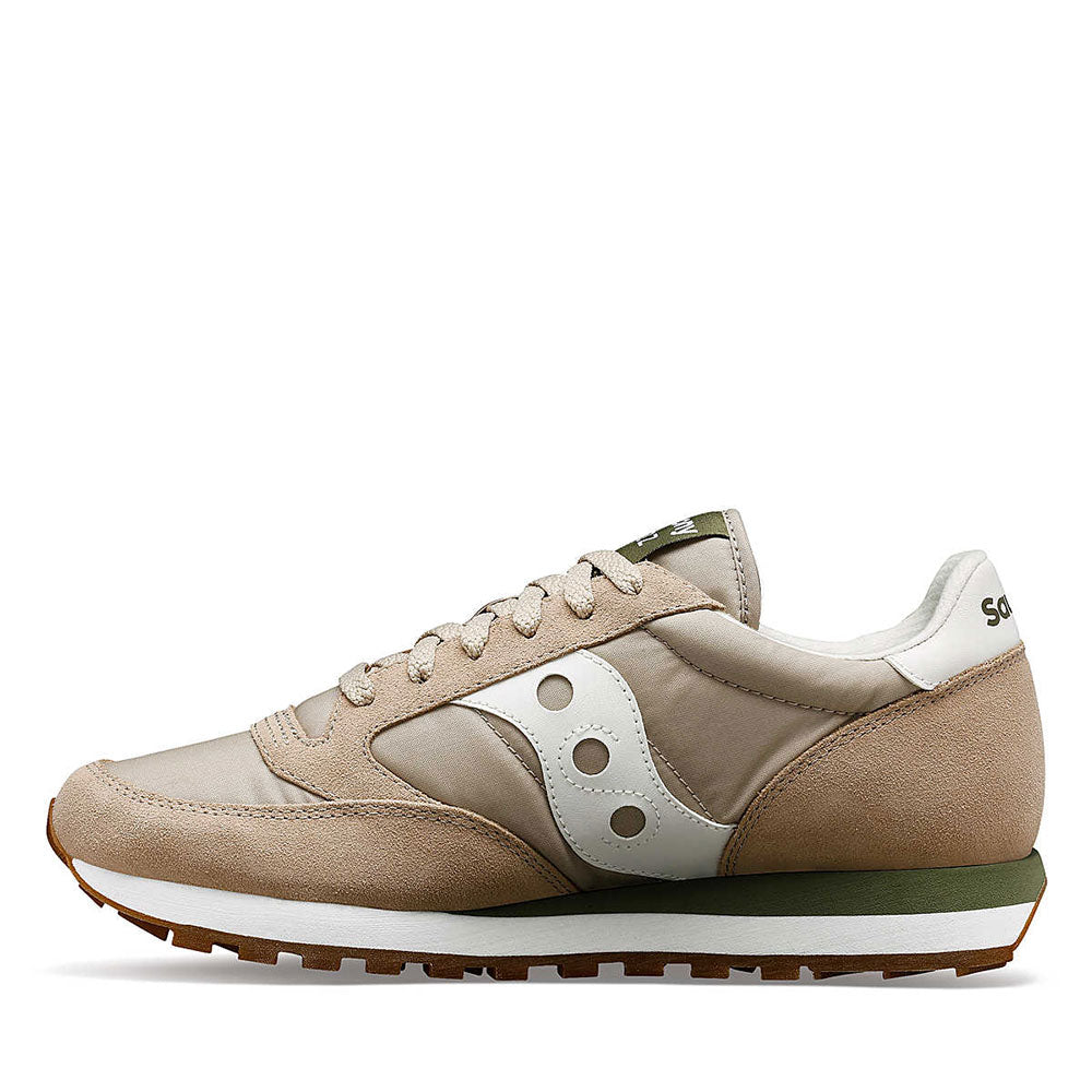 Scarpe Unisex Saucony Sneakers Jazz Original Khaki - Off White