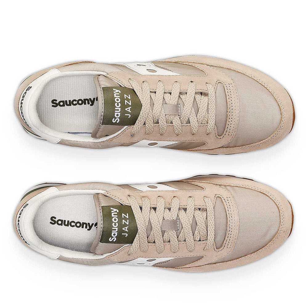 Scarpe Unisex Saucony Sneakers Jazz Original Khaki - Off White