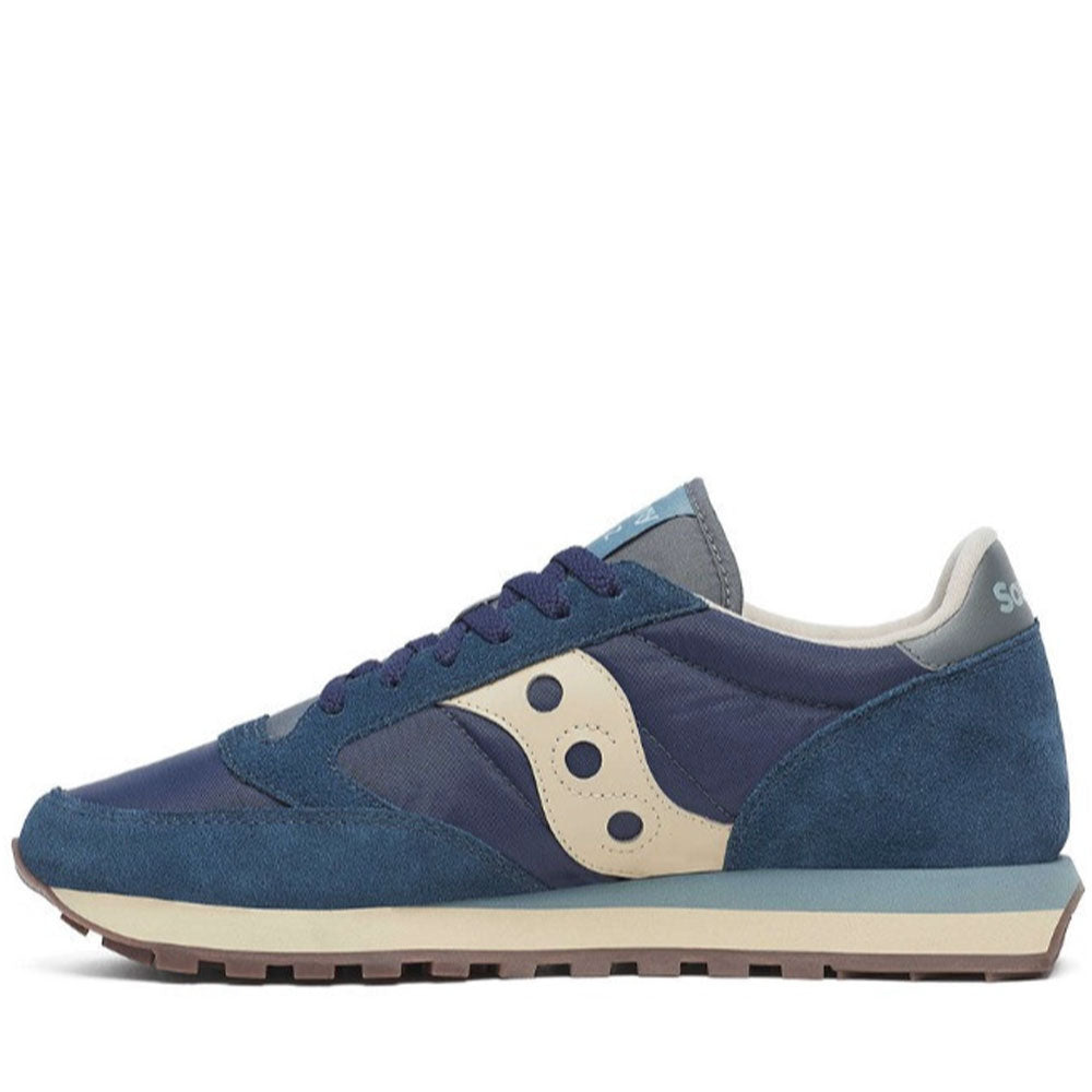 Scarpe Uomo Saucony Sneakers Jazz Original Navy - Ivory