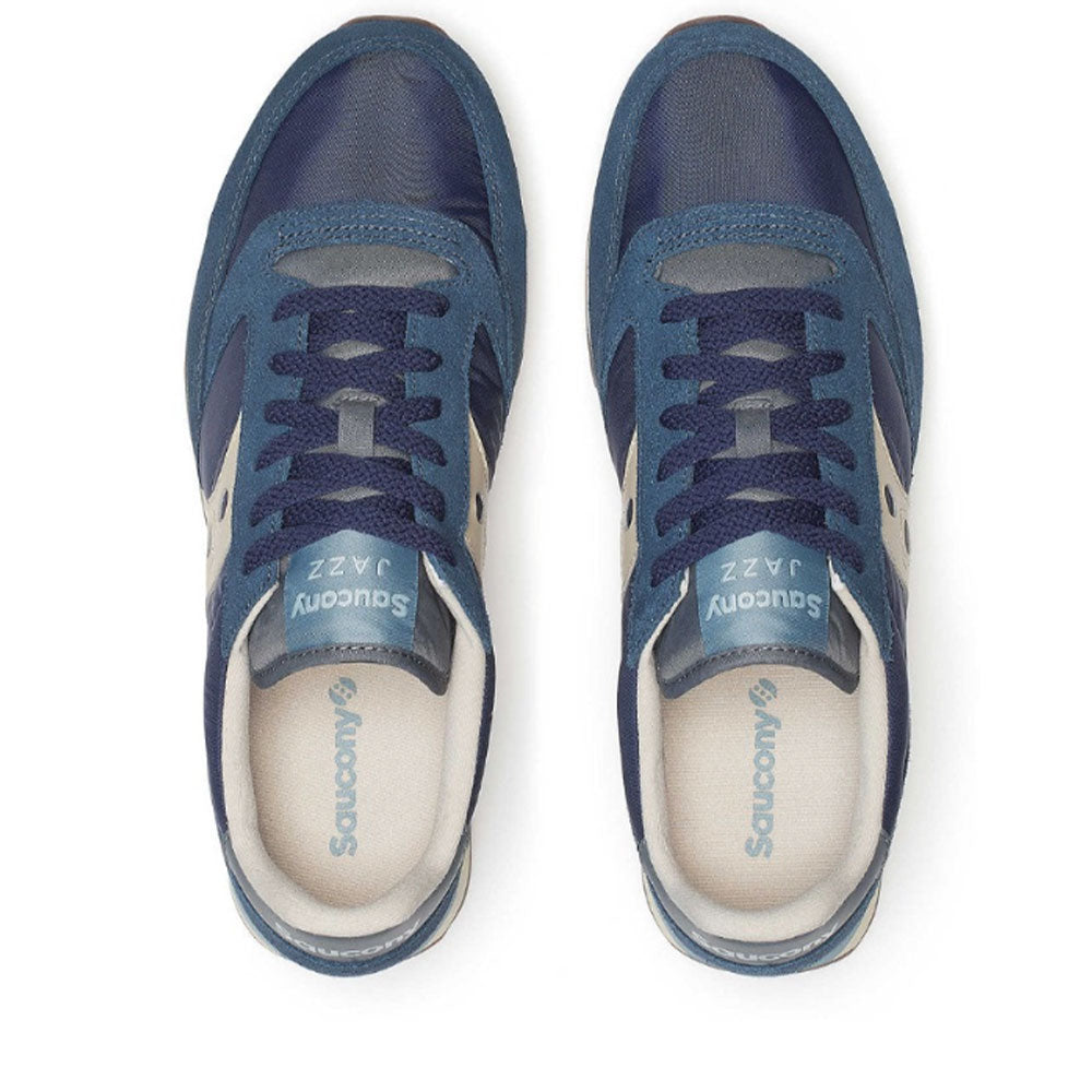 Scarpe Uomo Saucony Sneakers Jazz Original Navy - Ivory