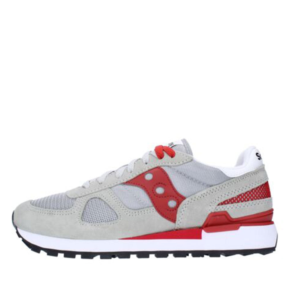 Scarpe Uomo Saucony Sneakers Shadow Original Grey - Red