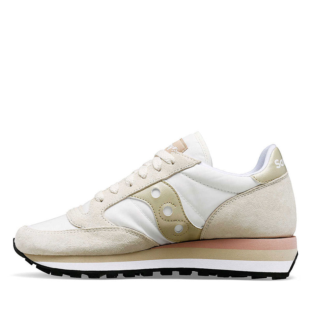 Scarpe Donna Saucony Sneakers Jazz Triple Light Grey - Gold