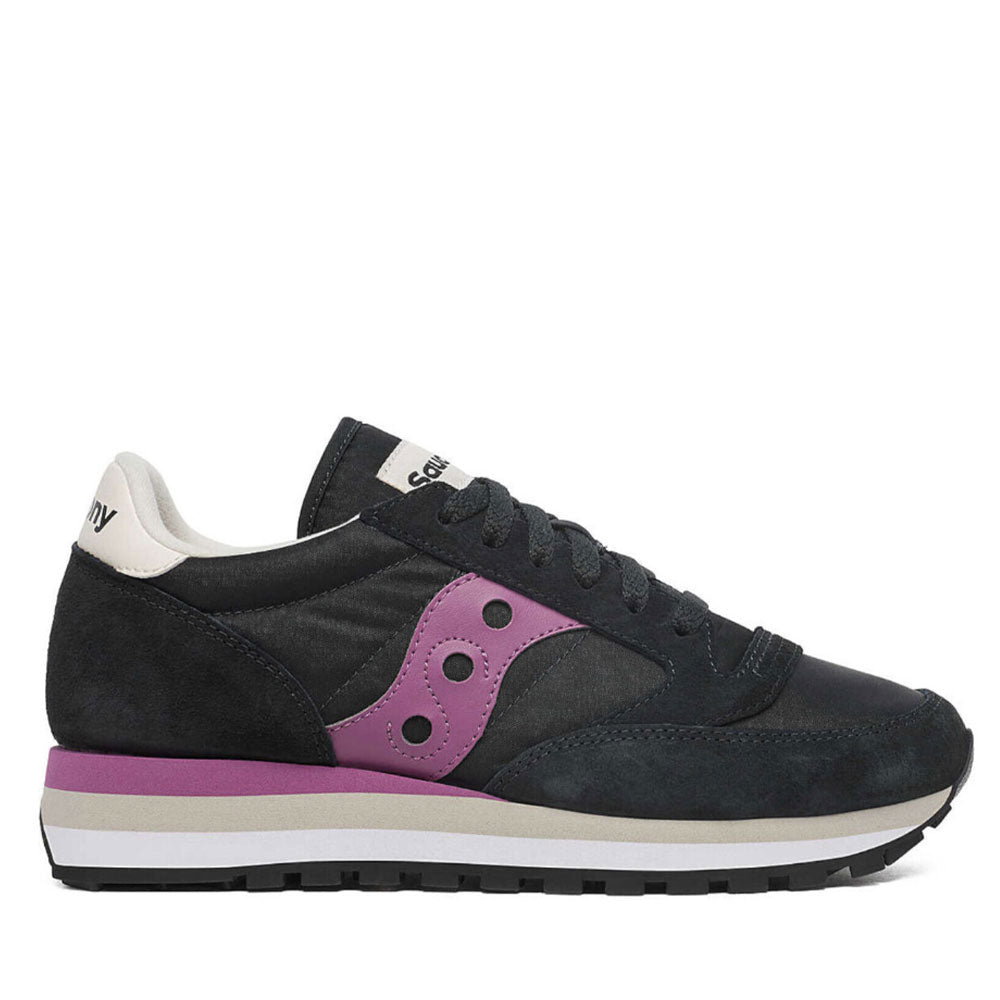 Scarpe Donna Saucony Sneakers Jazz Triple Black Purple Cuoieriashop