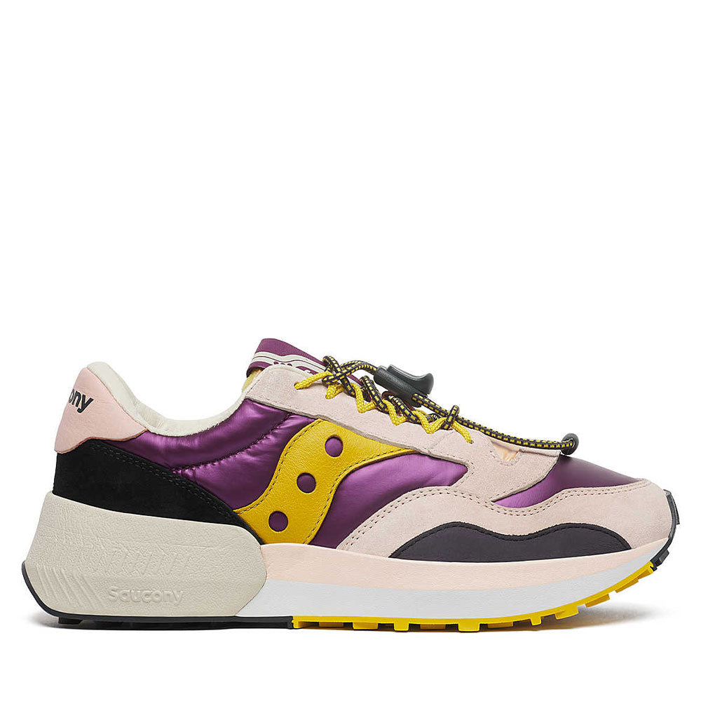 Saucony Jazz Original Scarpe Donna – Sneaker Ellittica Blu/Rosa, Taglia 35.5 EU, Con Lacci Extra