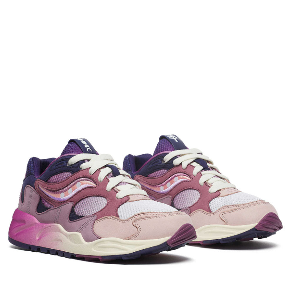 Scarpe Donna Saucony Sneakers Grid Shadow 2 Lilac - Blue