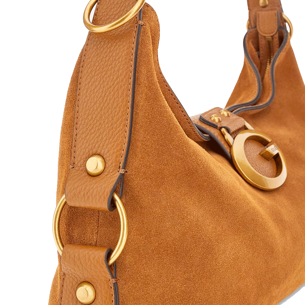 Borsa Donna a Spalla GUESS in Pelle Cognac Linea Camden