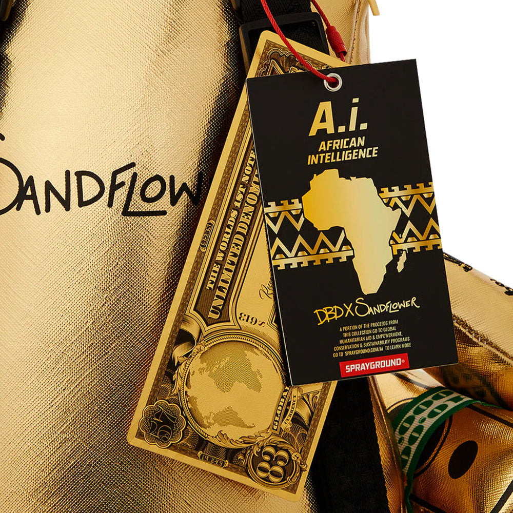 Zaino SPRAYGROUND Tribal Gold Medium Moneybear