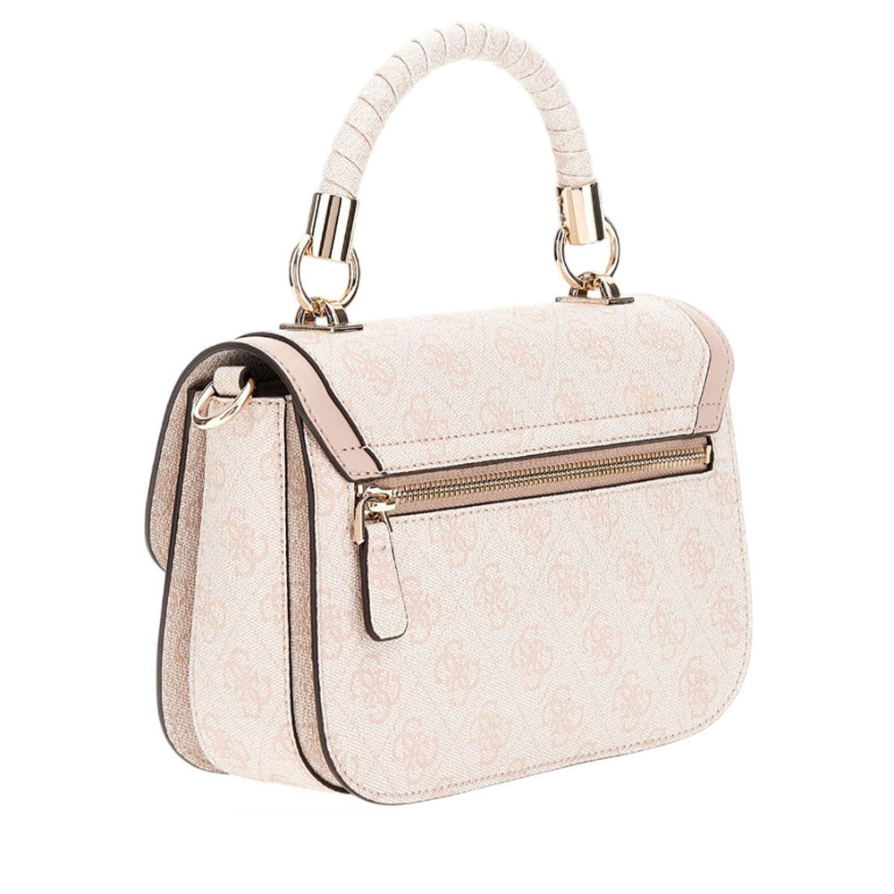 Borsa Donna a Mano GUESS Linea Orlina colore Sand Logo Misura Piccola