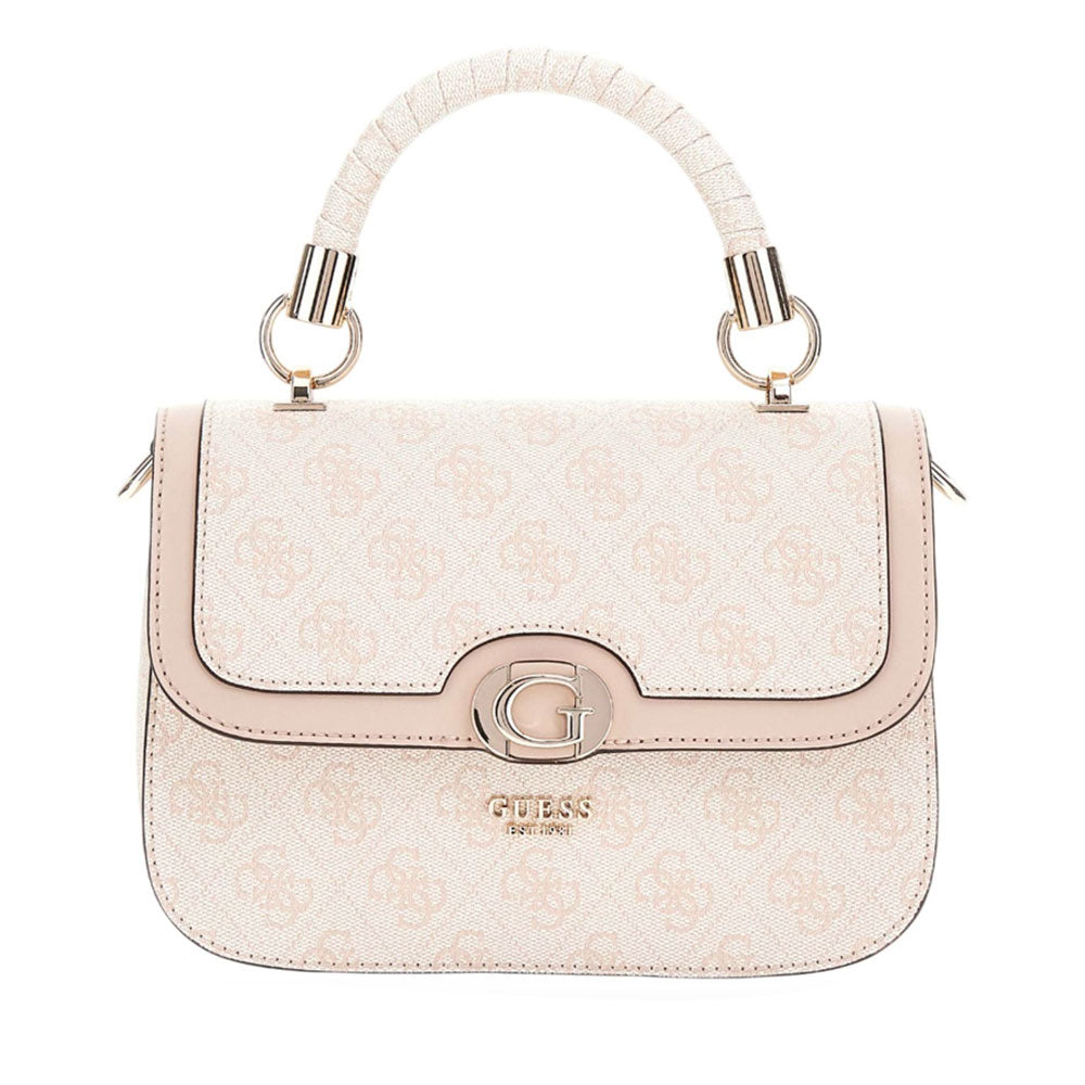 Borsa Donna a Mano GUESS Linea Orlina colore Sand Logo Misura Piccola