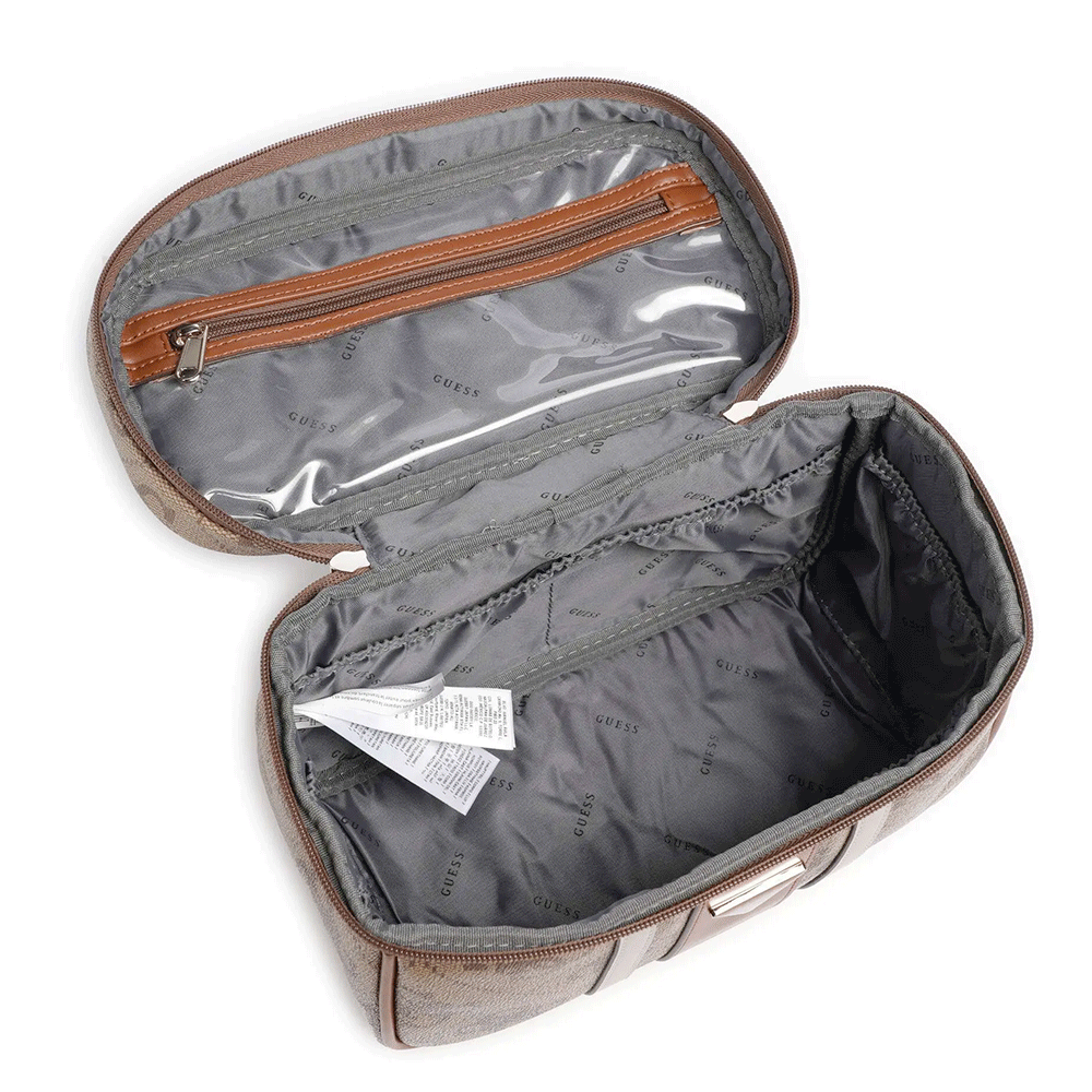 Necessaire Donna GUESS Linea Erenia colore Latte Logo
