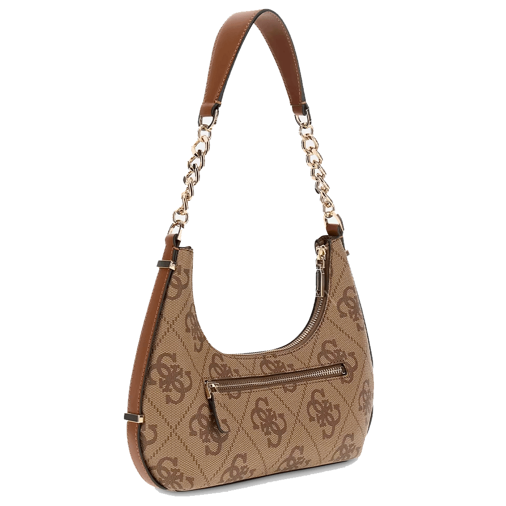 Borsa Donna a Spalla GUESS Linea Erenia colore Latte Logo Misura Piccola