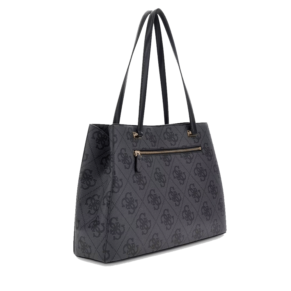 Borsa Donna Shopper a Spalla GUESS Linea Erenia colore Coal Logo
