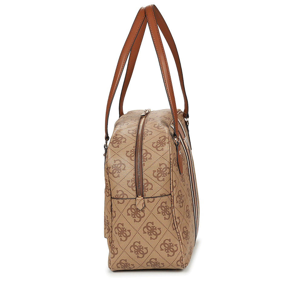 Borsa Donna a Spalla GUESS Linea Erenia colore Latte Logo Misura Grande