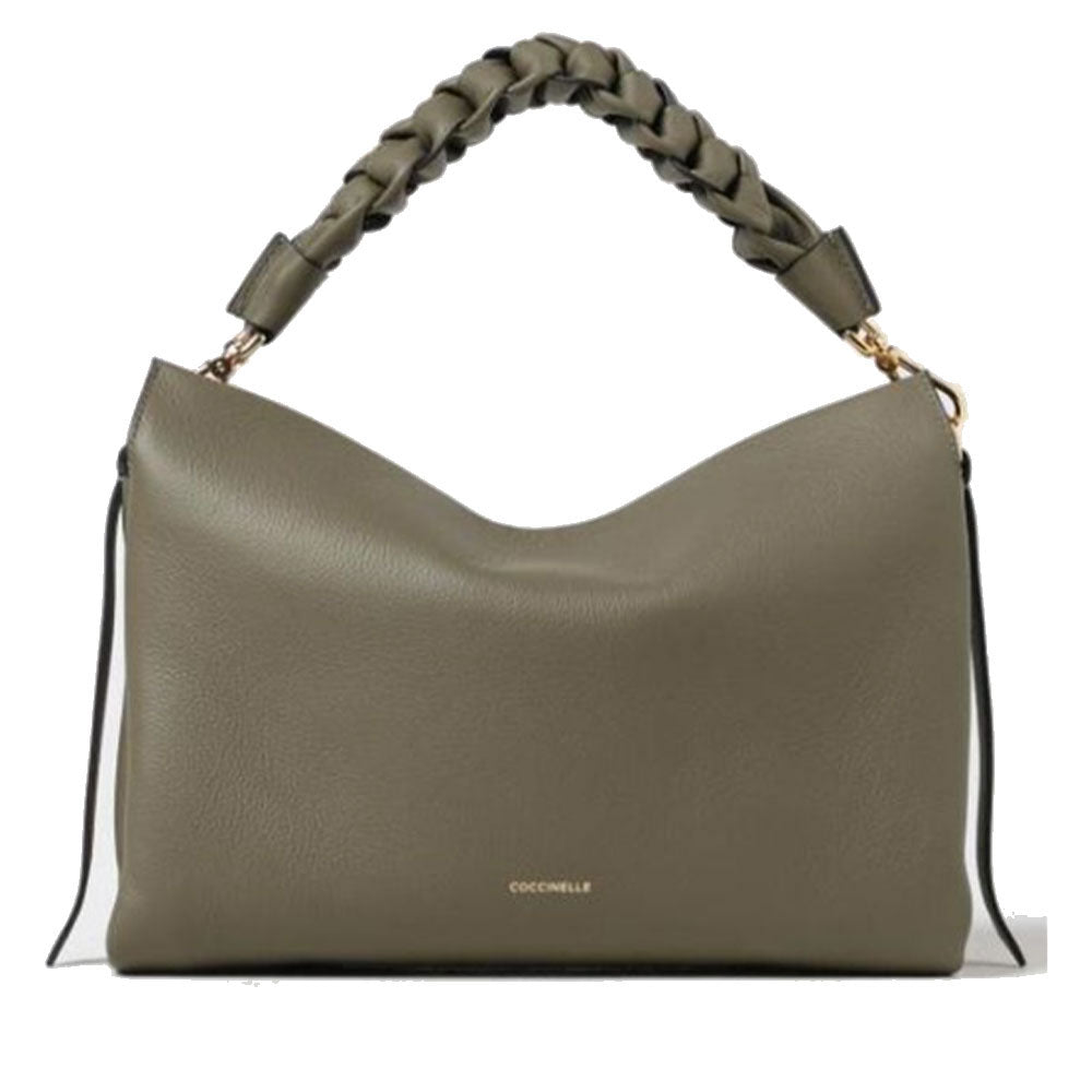 COCCINELLE Boheme Medium Linie
Damen Handtasche aus Leder in der Farbe Laurel Green - Fondant Brown