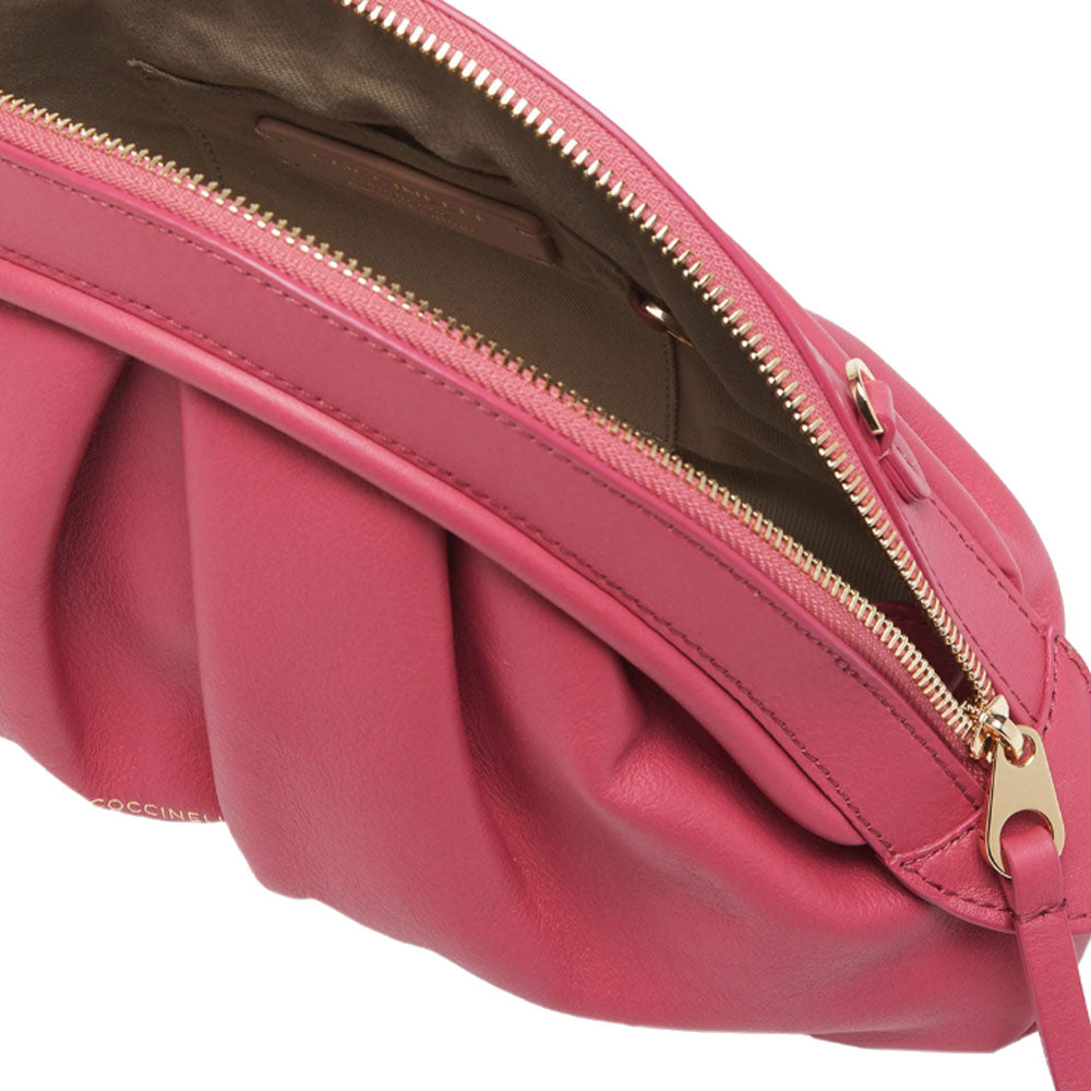 Clutch Donna a Mano COCCINELLE in Pelle Linea Cheek colore Rosewood Misura Media