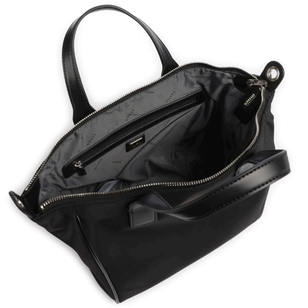 Borsa Donna a Mano in Tessuto GUESS Linea Follie colore Nero