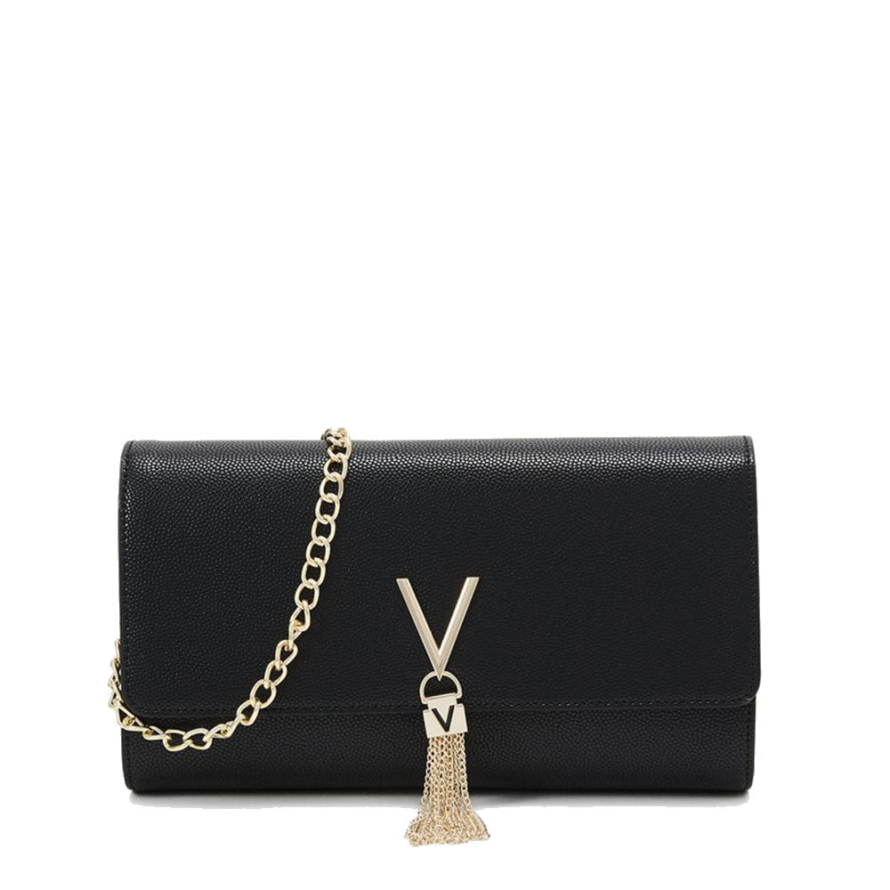 VALENTINO BAGS Damen Umhängetasche Divina Linie Farbe Schwarz - Gold - VBS1R401G