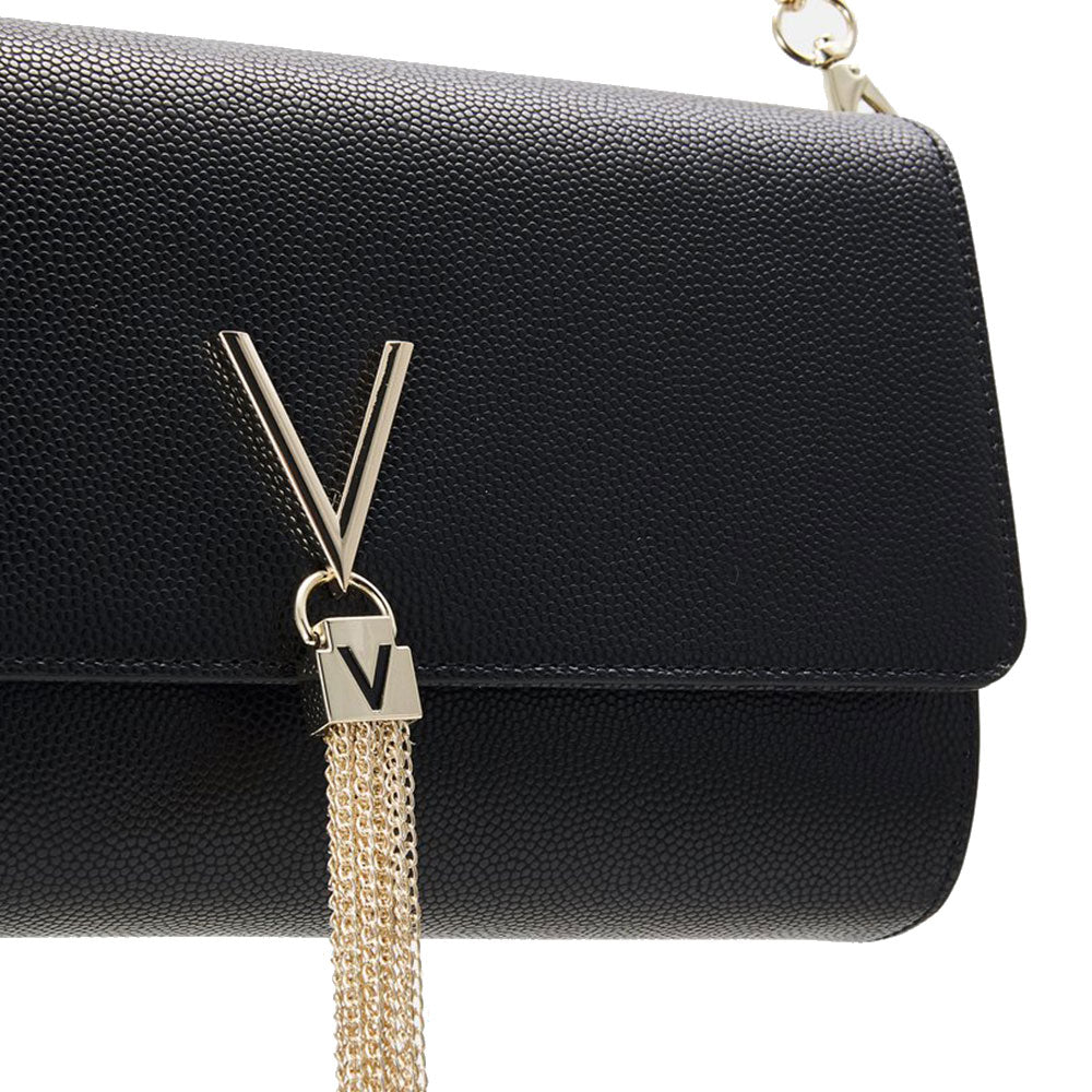 VALENTINO BAGS Damen Umhängetasche Divina Linie Farbe Schwarz - Gold - VBS1R401G