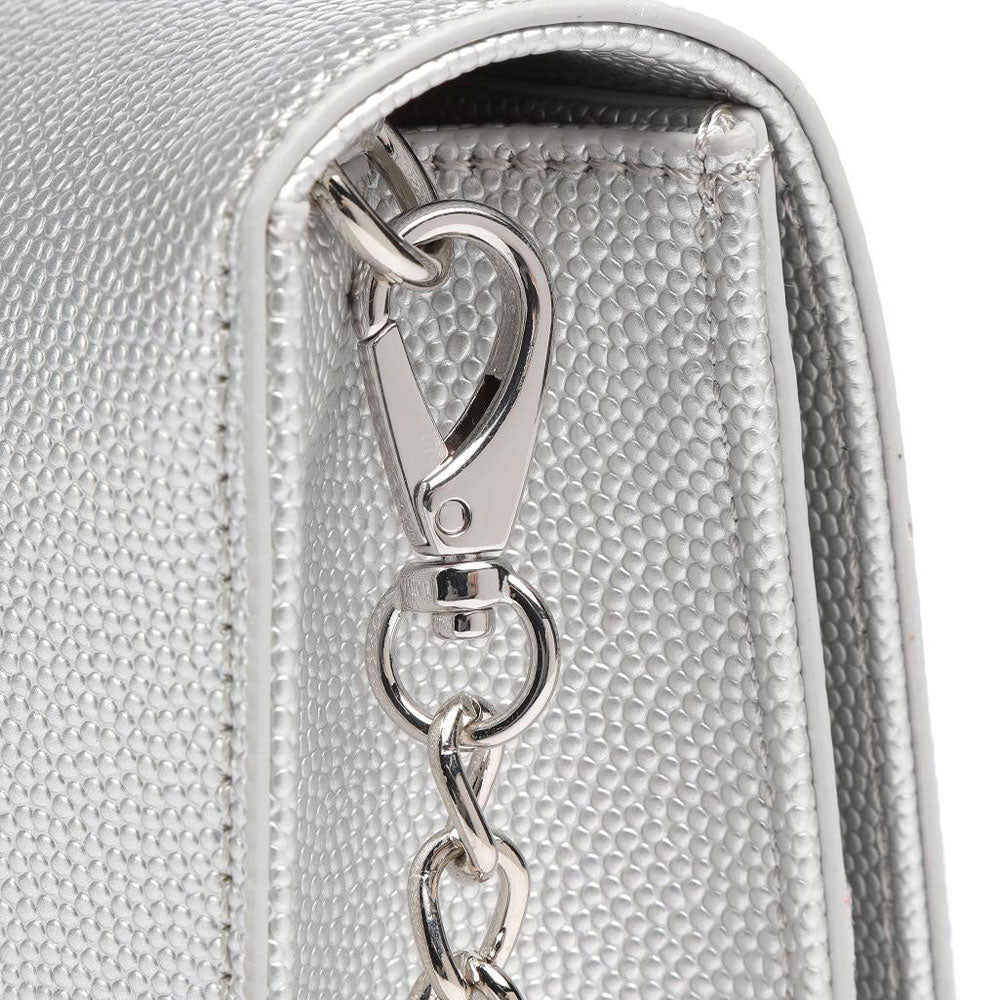 VALENTINO BAGS Damen Umhängetasche Divina Linie Farbe Silber - VBS1R401G