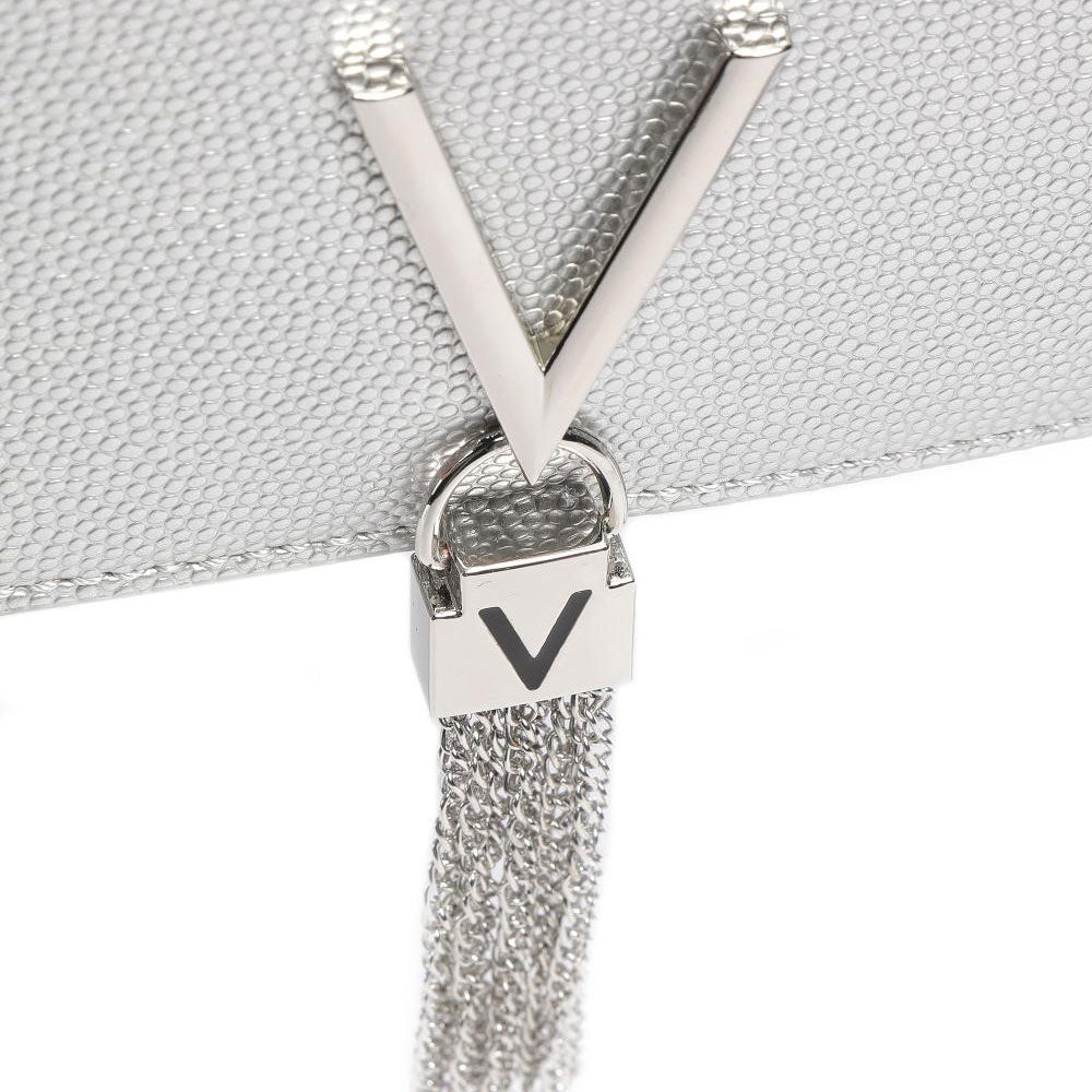 VALENTINO BAGS Damen Umhängetasche Divina Linie Farbe Silber - VBS1R401G