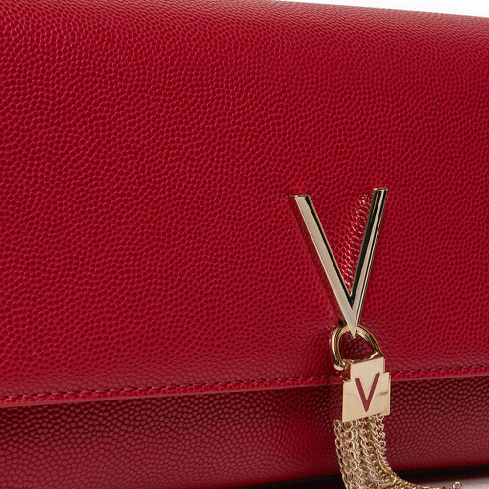 VALENTINO BAGS Damen Umhängetasche Divina Linie Dunkelrot - VBS1R401G