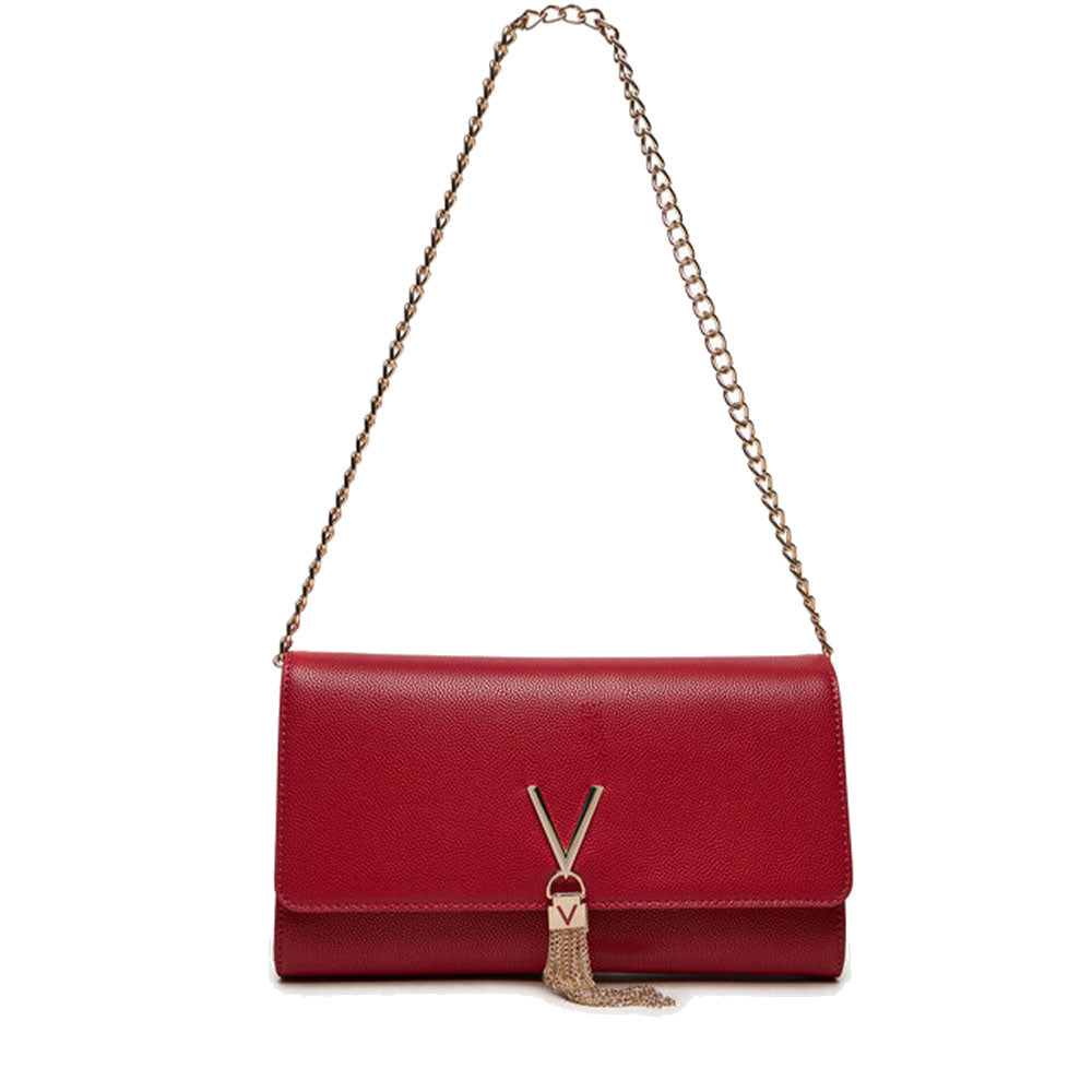 VALENTINO BAGS Damen Umhängetasche Divina Linie Dunkelrot - VBS1R401G