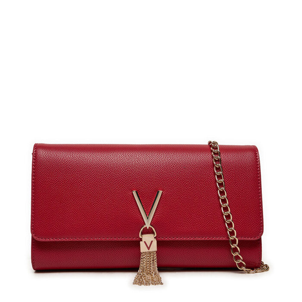 VALENTINO BAGS Damen Umhängetasche Divina Linie Dunkelrot - VBS1R401G