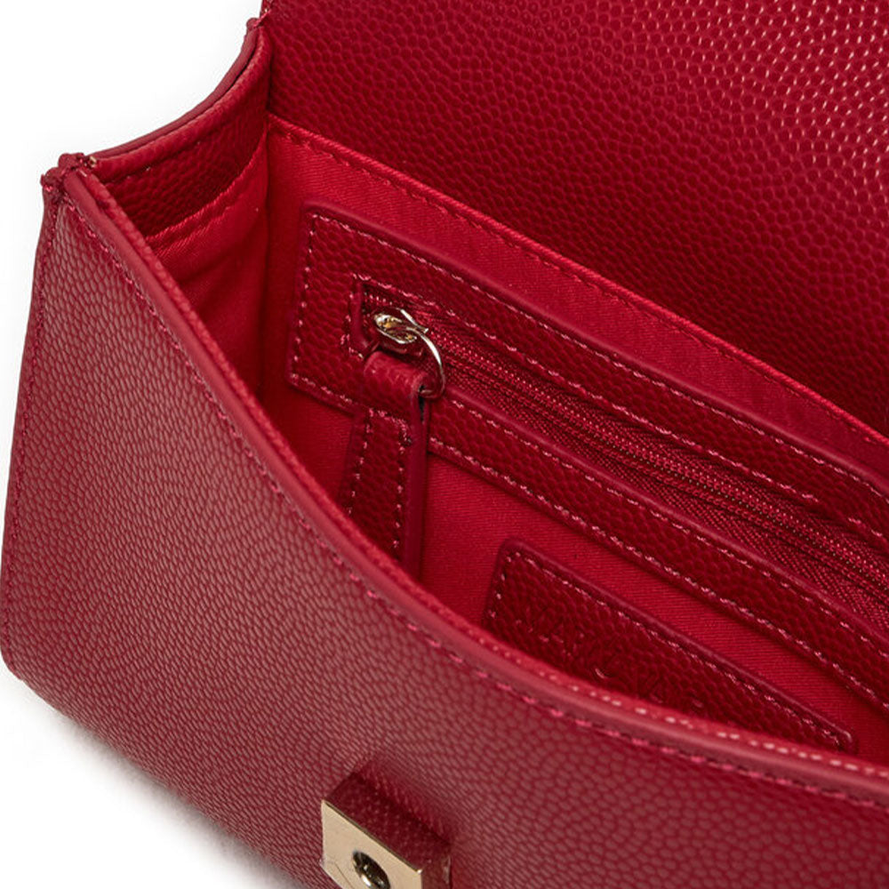 VALENTINO BAGS Damen Umhängetasche Divina Linie Dunkelrot - VBS1R403G