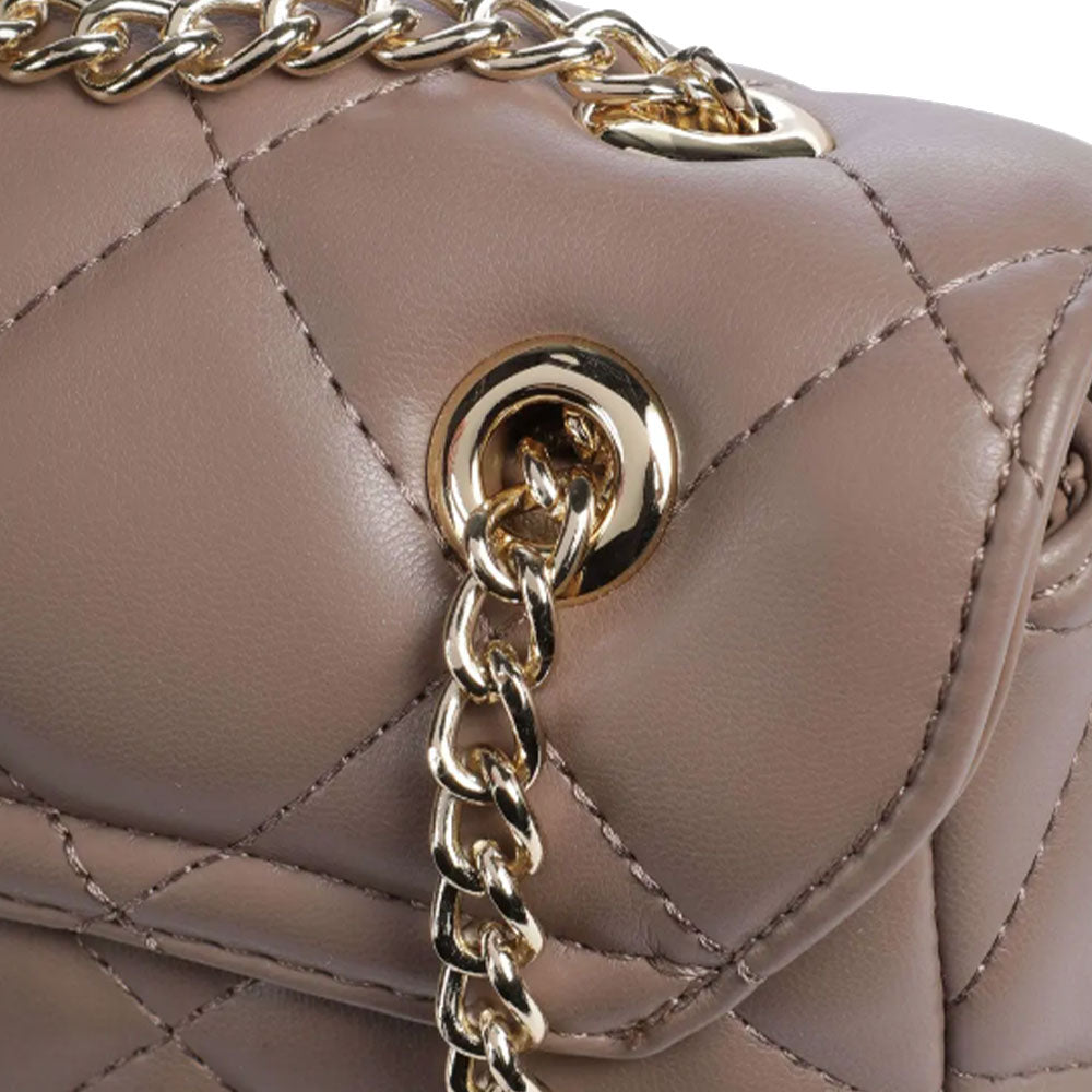 VALENTINO BAGS Ocarina Line mittelgroße Umhängetasche für Damen, Farbe Taupe – VBS3KK02R