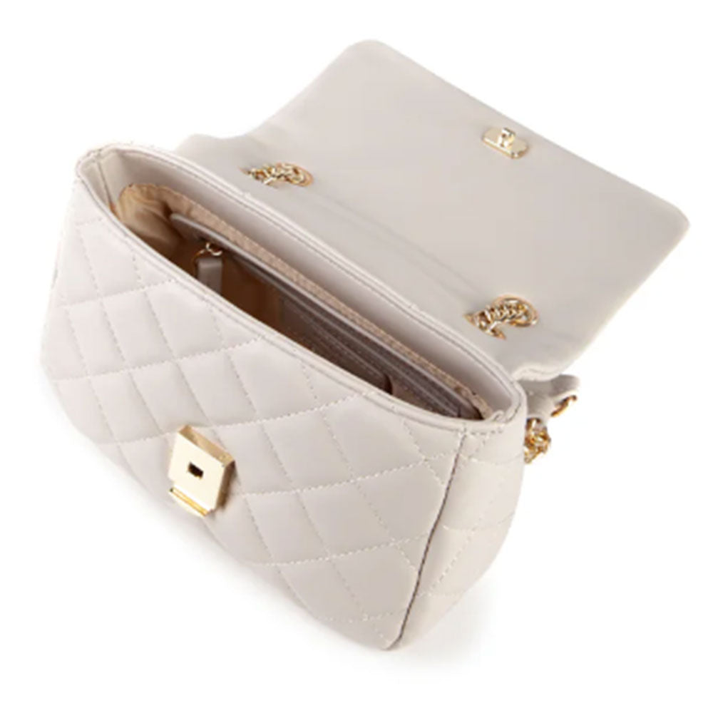 VALENTINO BAGS Ocarina Linie
Damen Umhängetasche in Ecru Farbe - VBS3KK05R
