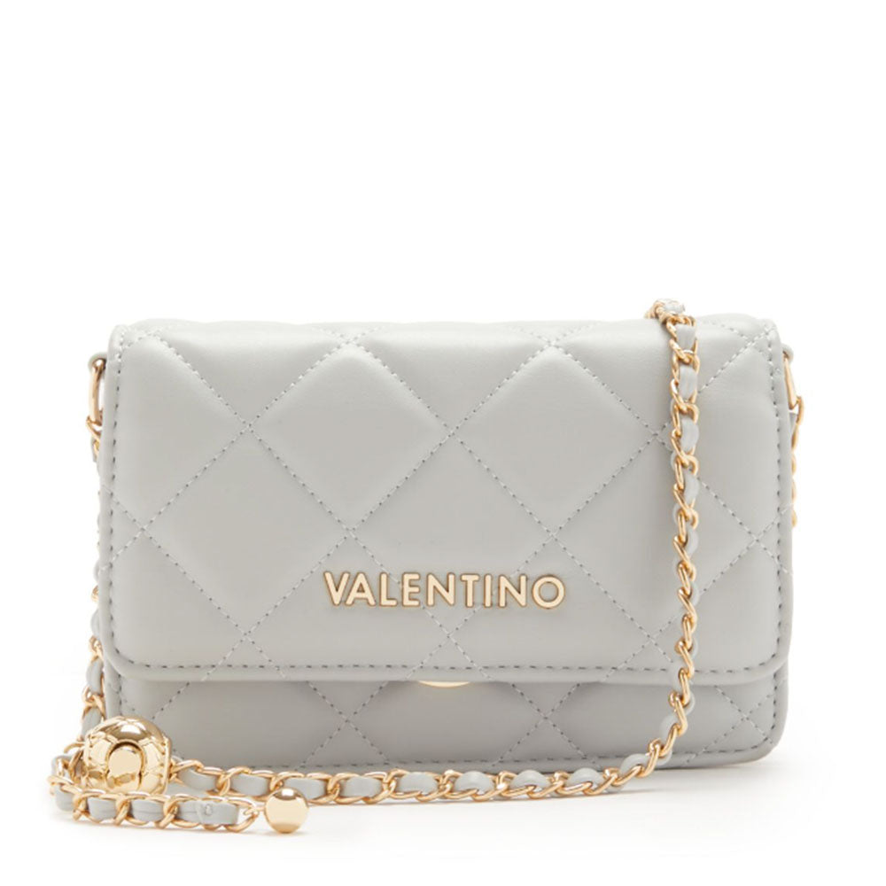 Borsa Donna a Tracolla VALENTINO BAGS linea Ocarina Colore Perla - VBS3KK52R