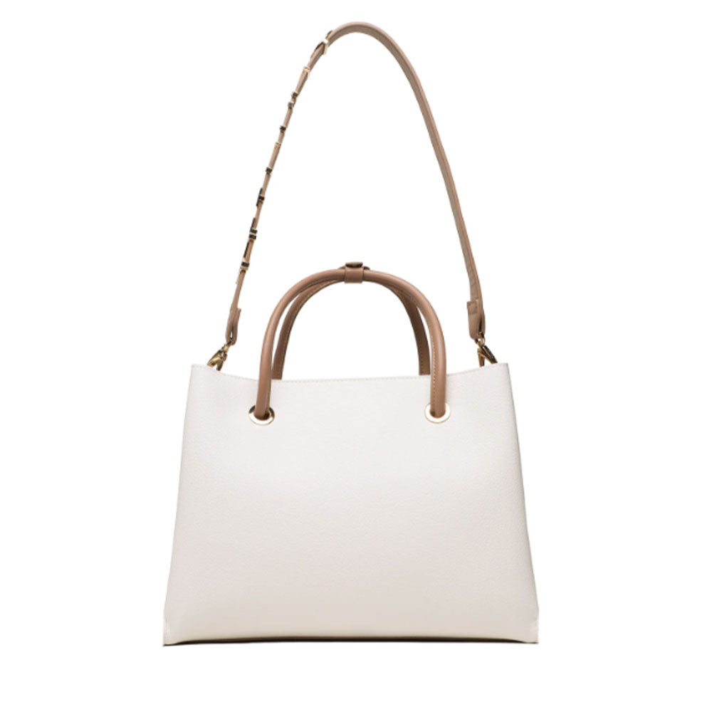 Damenhandtasche mit Schultergurt VALENTINO BAGS Alexia Linie Farbe Weiß - Leder