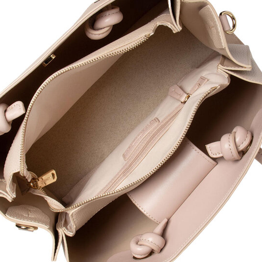 Damenhandtasche mit Schultergurt VALENTINO BAGS Linie Alexia Farbe Ecru