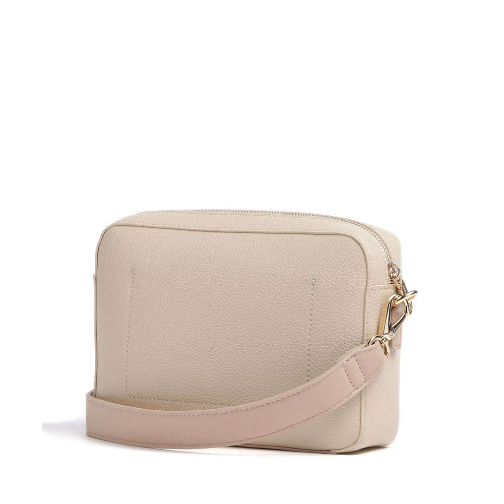 VALENTINO BAGS Damen-Schulter- und Umhängetasche, Linie Alexia, Farbe Ecru, geschlossen mit Reißverschluss